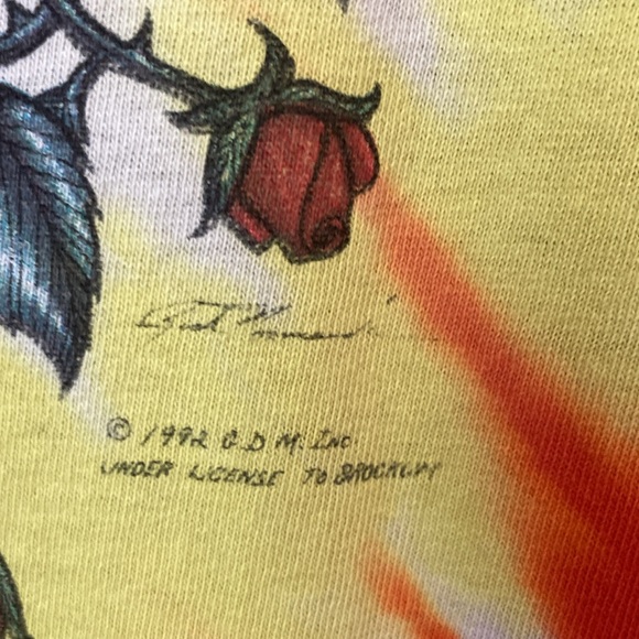 Vintage single stitch 1992 Grateful Dead space face Tshirt - Picture 2 of 6